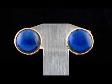 Brincos Ouro Lápis Lazuli