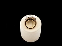 Anel ouro e prata com diamantes e pérolas
