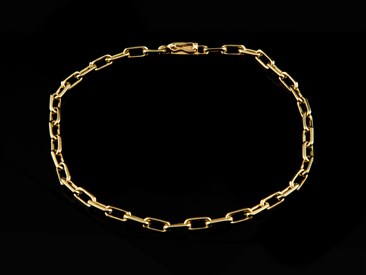 Pulseira Ouro Malha tipo Cartier