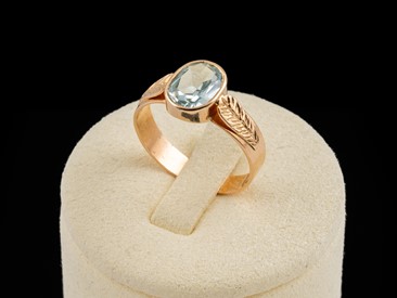 Anel Ouro Amarelo com Erenite