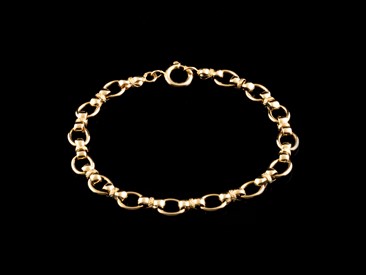 Pulseira Ouro Argolas