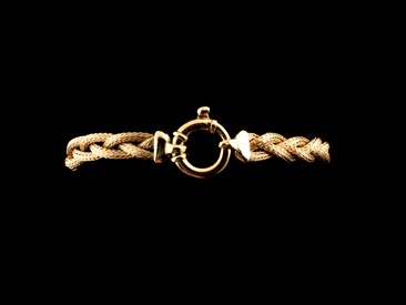 Pulseira Ouro Trança