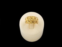 Anel ouro com diamantes