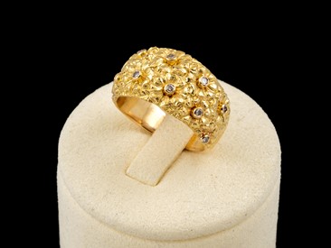 Anel Ouro com Diamantes