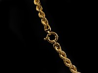 Colar ouro corda