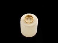 Anel ouro com zirconias castanhas