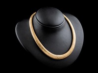 Colar ouro serpentina