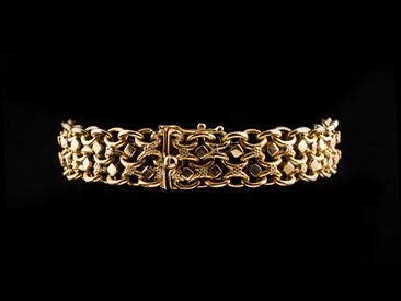 Pulseira Ouro com Granitos