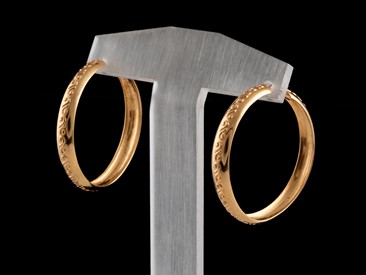 Argolas Ouro Amarelo