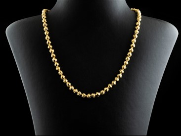 Colar Ouro Contas Viana