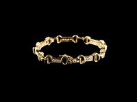 Pulseira Ouro com Diamantes