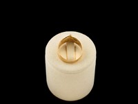 Anel Ouro Zirconias Safiras
