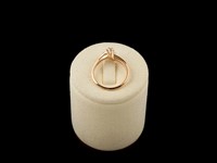 Anel Ouro Solitário Zirconia